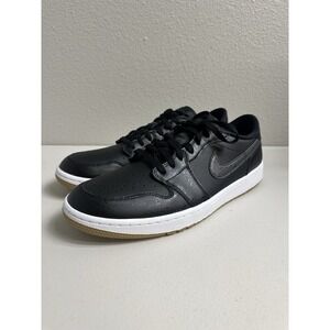 Jordan 1 Low Men's Golf Shoes Black Brand New With Box Size 13